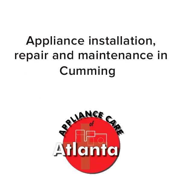 appliance repair in cumming