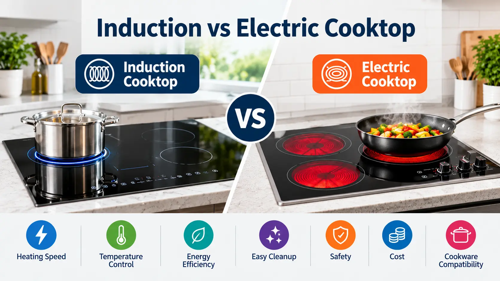 Induction vs Electric Cooktop